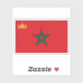 Ziviles Ende Marokkos Aufkleber (Blatt)