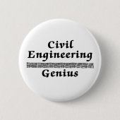 Ziviles Engineering-Genie Button (Vorderseite)