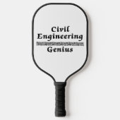 Ziviles Engineering-Genie Pickleball Schläger (Vorderseite)