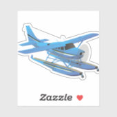 Ziviles Hochlaufflugzeug mit Single Aufkleber (Blatt)