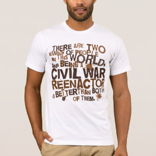 Ziviles Krieg Reenactor Geschenk T-Shirt