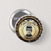 Ziviles Kriegs-Abzeichen McKinleys - Knopf Button (Vorne & Hinten)