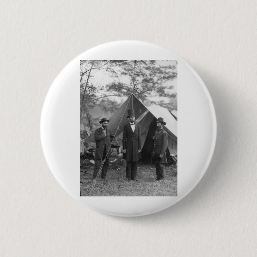 Ziviles Kriegs-Foto circa 1862 Button (Vorderseite)