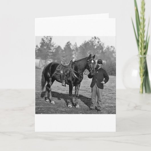 Ziviles Kriegs-Pferd, 1864 Karte (Vorderseite)