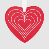 Ziviles technisches Herz Ornament (Vorderseite)