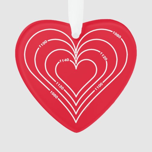 Ziviles technisches Herz Ornament (Vorderseite)