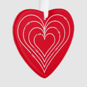 Ziviles technisches Herz Ornament (Vorderseite)