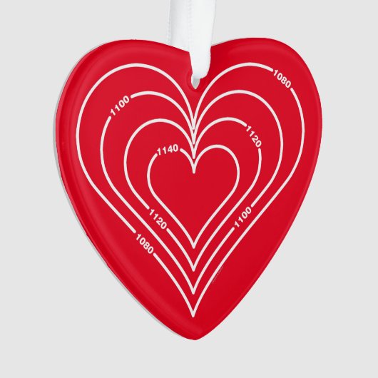 Ziviles technisches Herz Ornament (Vorderseite)