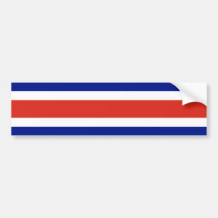 Zivilflagge Costa Ricas Autoaufkleber