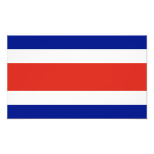 Zivilflagge Costa Ricas Fotodruck