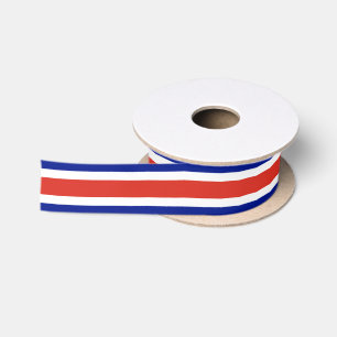 Zivilflagge Costa Ricas Satinband