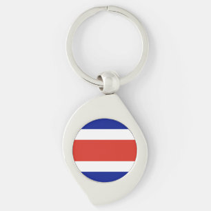 Zivilflagge Costa Ricas Schlüsselanhänger