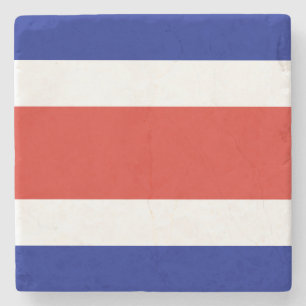 Zivilflagge Costa Ricas Steinuntersetzer