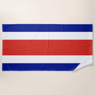Zivilflagge Costa Ricas Strandtuch