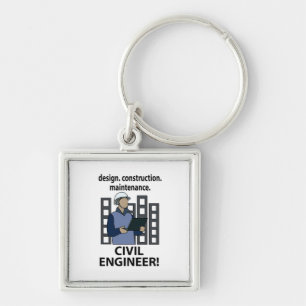 Zivilingenieur Konstruktion Bauingenieur Schlüsselanhänger