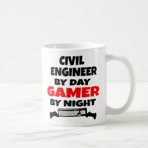 Zivilingenieur liebt Videospiele Kaffeetasse