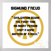 Zivilisation! Sigmund Freud-Customize Poster (Vorne)