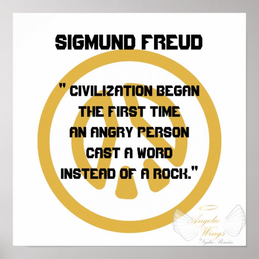 Zivilisation! Sigmund Freud-Customize Poster (Vorne)