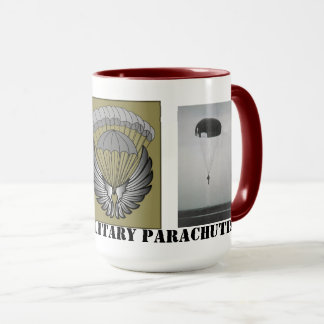 Zivilmilitärischer Parachutist Flüge 15 oz Tasse