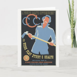 Zivilschutzkorp: Arbeitsspielstudie Gesundheit Dankeskarte