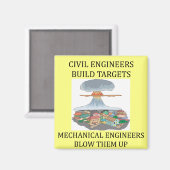 Ziviltechniker Magnet (Vorderseite/Rückseite)