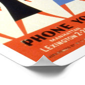 Zivilverteidigung - Ausbildung als Krankenpfleger  Poster (Ecke)