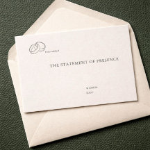 Zivilzeremonie-Registrierungs-Hochzeitskarten