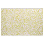Ziya Creme gelb Stoff (Fat Quarter (45,7 x 55,9 cm))