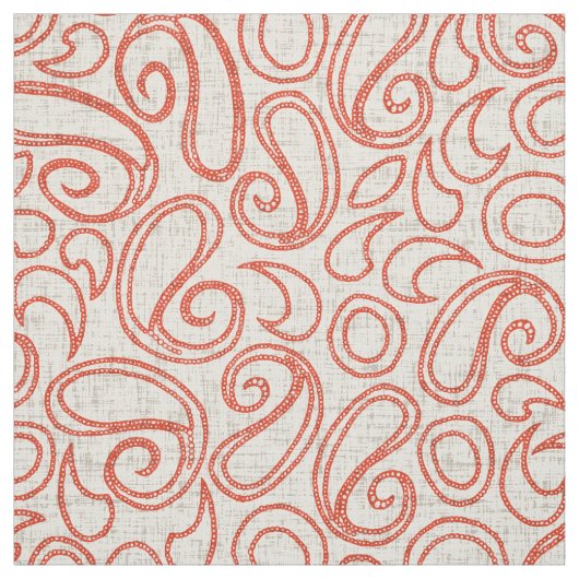 Ziya-Orange Stoff (Muster)