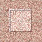 Ziya-Orange Stoff (Kachel)