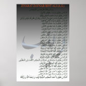 Ziyarat Zaynab bint Ali Poster (Vorne)