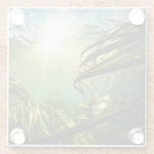 Zizania Texana Glasuntersetzer (Rückseite)