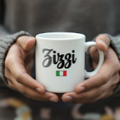 Zizzi Italienischer Flaggen-Mug Kaffeetasse
