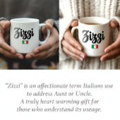 Zizzi Italienischer Flaggen-Mug Kaffeetasse