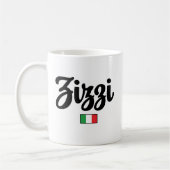 Zizzi Italienischer Flaggen-Mug Kaffeetasse (Links)