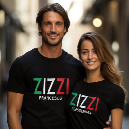 Zizzi Tante Untie Onkel Italienische sizilianische T-Shirt