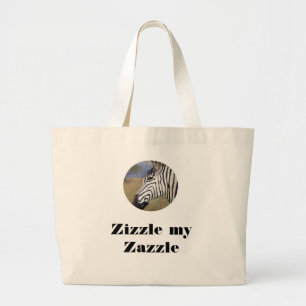 Zizzle mein Zazzle Jumbo Stoffbeutel