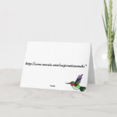 ZJ- Enten in einer Muttertagskarte Karte (Rückseite)