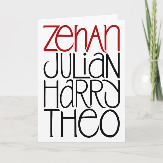 ZJHT Card Karte (Vorderseite)