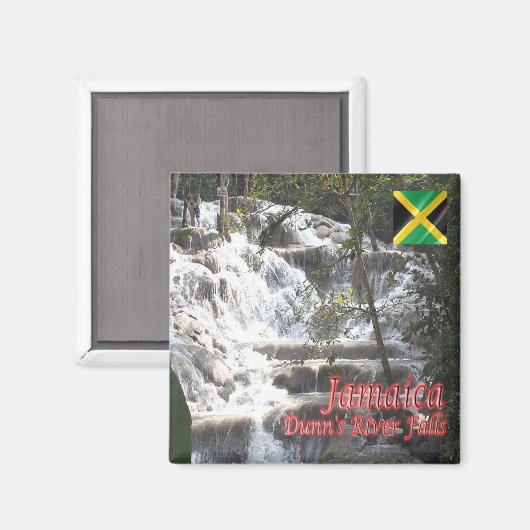 zJM009 JAMAICA, Dunn's River Falls, Amerika, Kühls Magnet (Vorderseite/Rückseite)