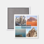 zJO004 AMMAN Panorama, Jordanien, Asien, Kühlschra Magnet (Vorderseite/Rückseite)