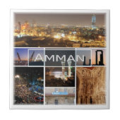 zJO005 AMMAN panorama, Jordanien, Asien, Fliese (Vorderseite)