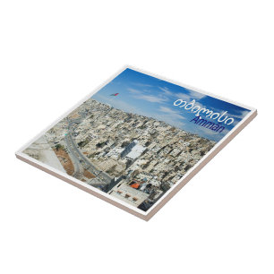 zJO008 AMMAN panorama, Jordanien, Asien, Fliese