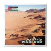 zJO017 Wüste WADI RUM, Jordanien, Fliese (Vorderseite)