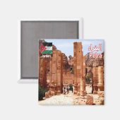 zJO024 PETRA, Jordanien, Asien, Kühlschrank Magnet (Vorderseite/Rückseite)