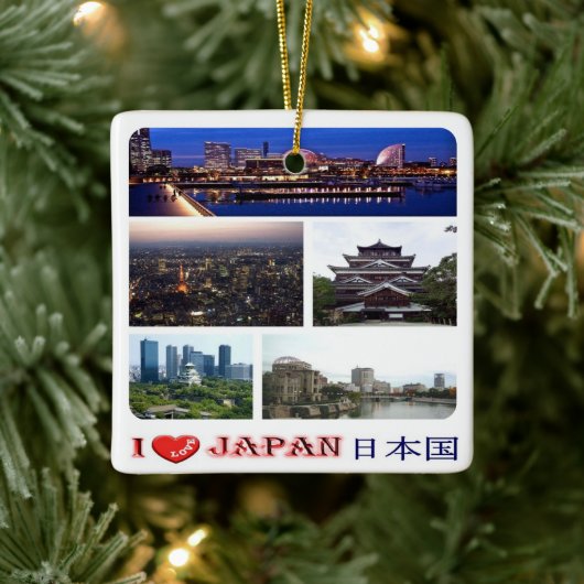 zJP007 i Liebe JAPAN, Asien, Keramikornament (Baum)