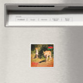 zKE005 KENIA, Löwen, Afrika, Kühlschrank Magnet (In Situ (Geschirrspüler))