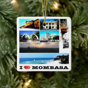 zKE014 MOMBASA I Liebe, Mosaik, Kenia, Keramikornament