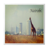 zKE017 NAIROBI, Kenia, Afrika, Fliese (Vorderseite)