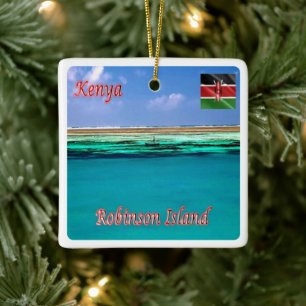 zKE021 KENIA, Robinson-Insel, Afrika, Keramikornament